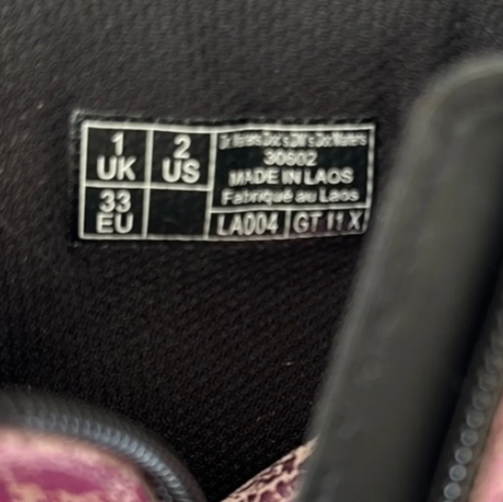 Dr Martens Pink Glitter Combat Boots